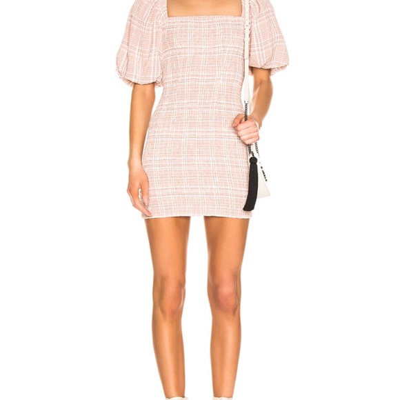 Atoir Dresses & Skirts - Atoir Blush Checkered Mini Dress - Fool To Love Dress